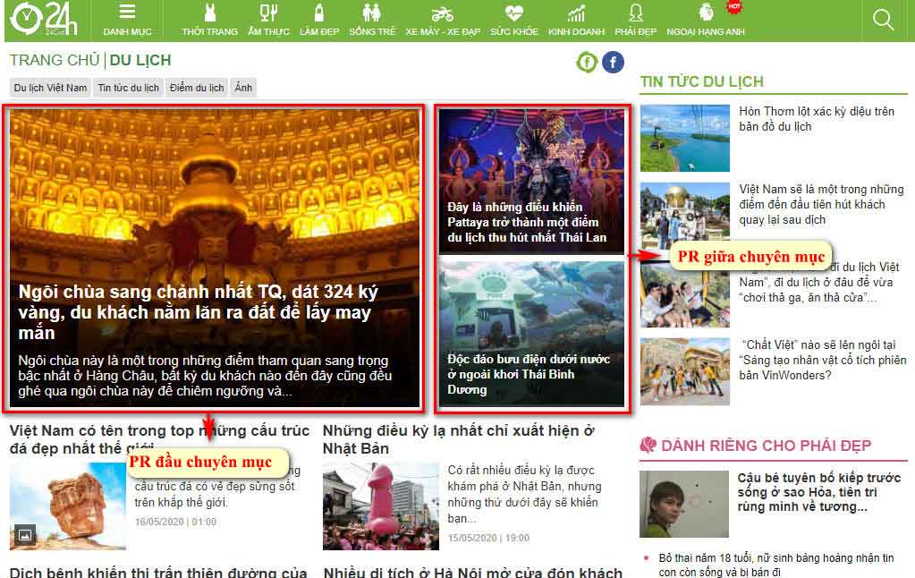 Quảng cáo trên 24h.com.vn