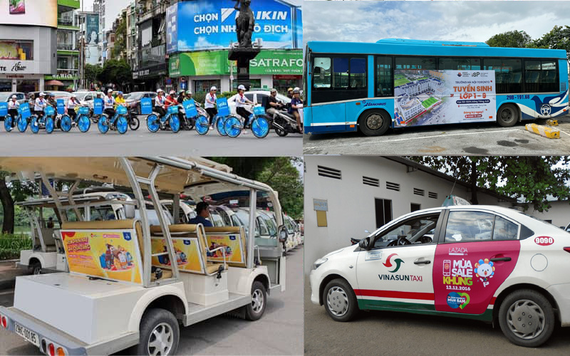 Quảng cáo trên phương tiện giao thông – hình thức quảng cáo độc đáo, thu hút người đi đường
