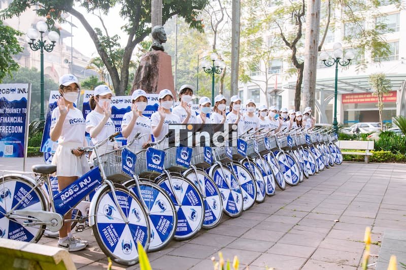 Roadshow sử dụng xe đạp