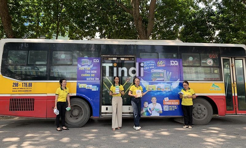 Quảng cáo trên xe buýt Hà Nội