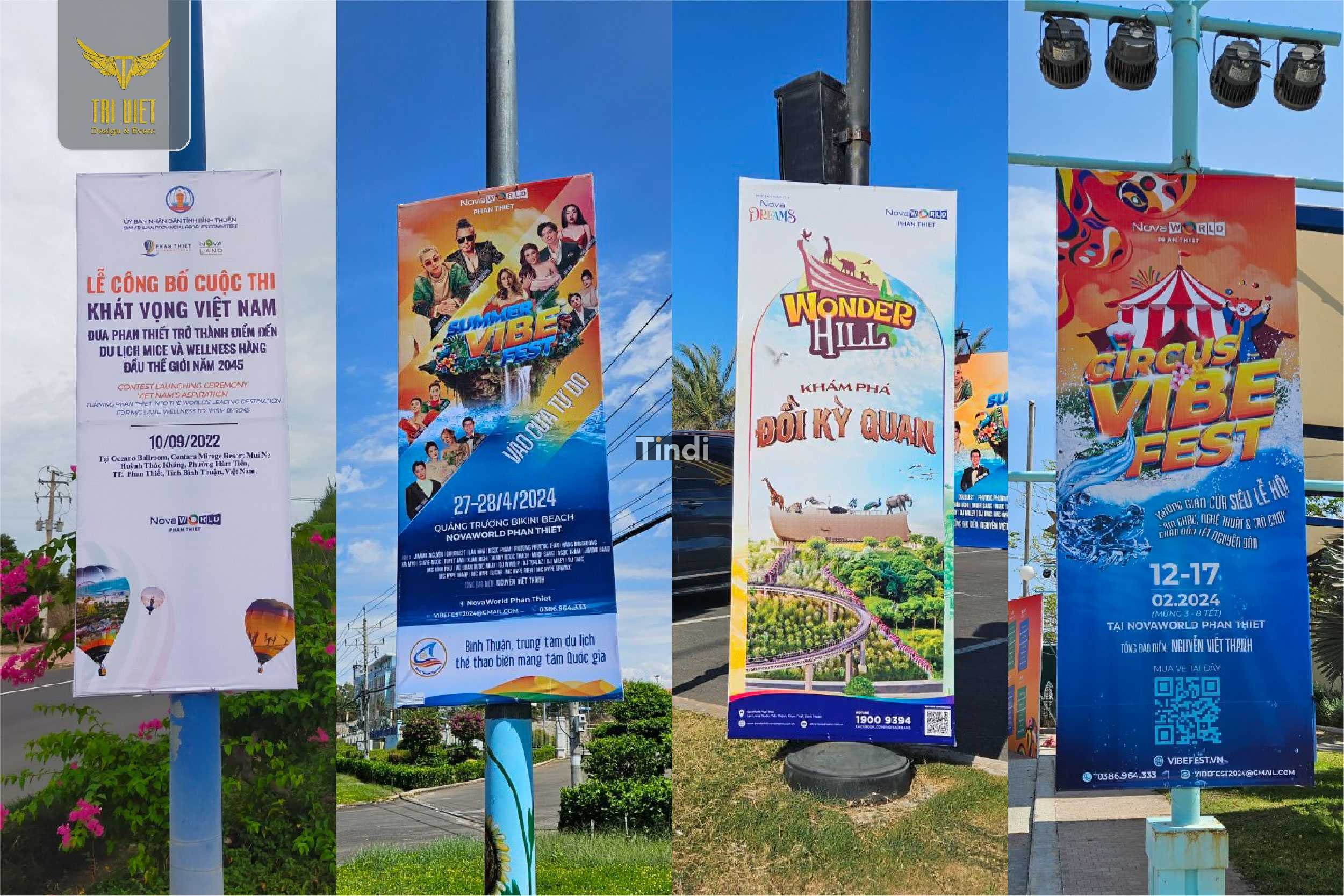 Phướn, băng rôn quảng cáo tận dụng khoảng thời gian chờ đèn đỏ, gia tăng tần suất tiếp cận khách hàng