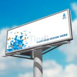 billboard-against-sky-background-day