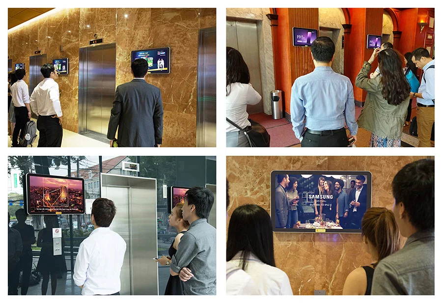 Quảng cáo màn hình LCD thang máy