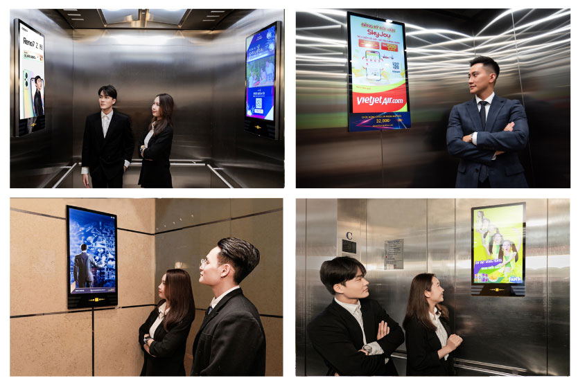 Quảng cáo thang máy đã và đang trở thành lời giải đầy thuyết phục