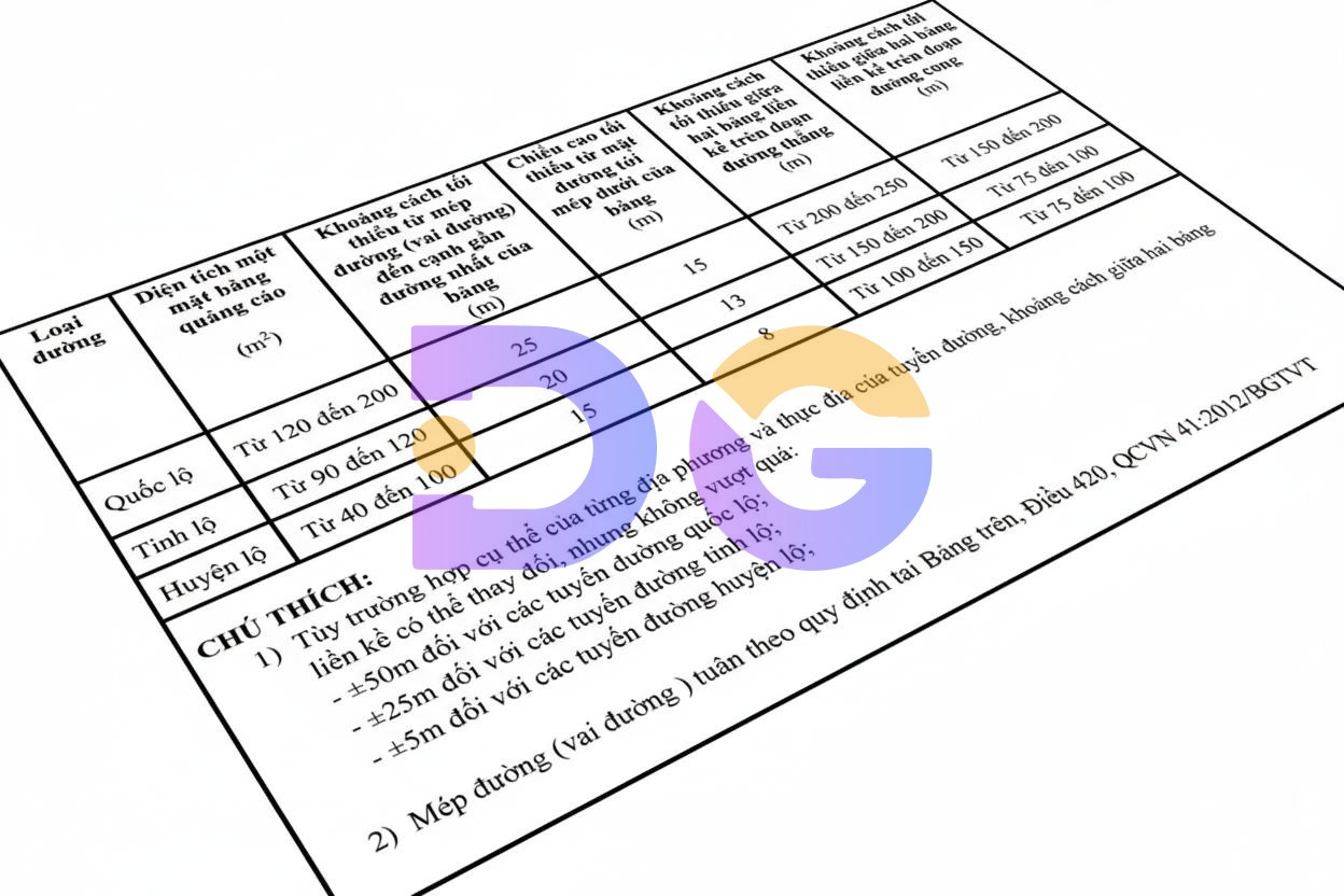 kích thước bảng quảng cáo ngoài trời