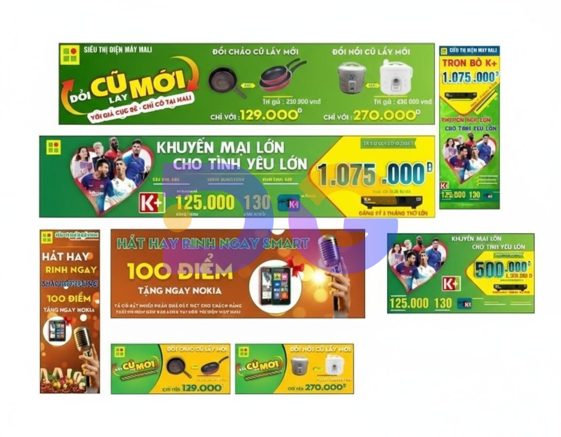 Báo giá và quy trình quảng cáo banner tại siêu thị (Big C, WinMart, CoopMart)