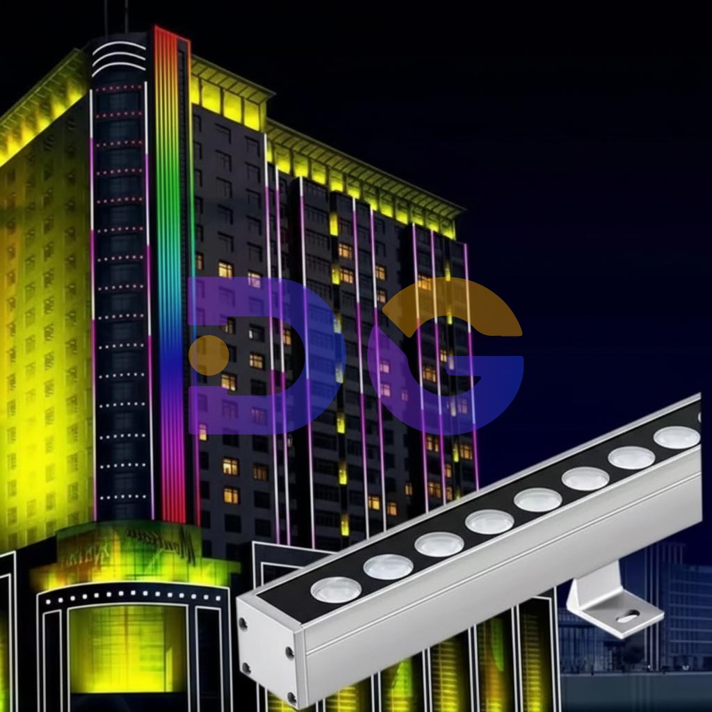 led toà nhà